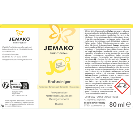 JOi Detergente forte Classic, 80 ml