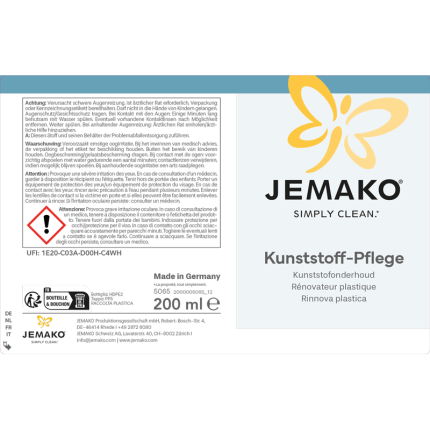 Gezeigt wird die Gefahrstoffetikette