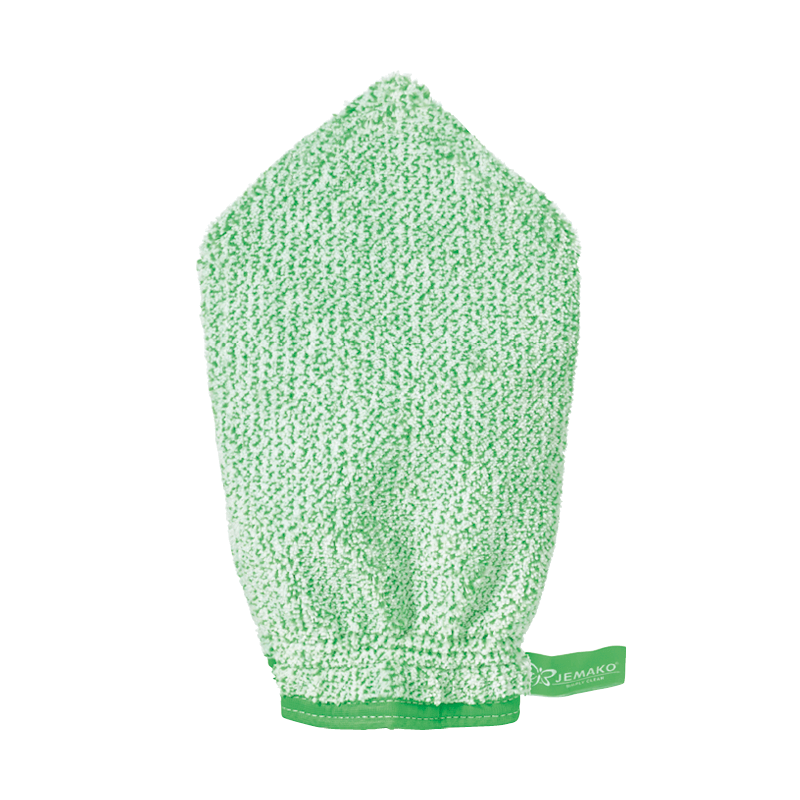 Reinigungshandschuh, grüne Faser Reinigungshandschuh, grüne Faser