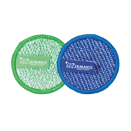 DuoPad mini Ø 9,5 cm, confezione da 2, verde + blu