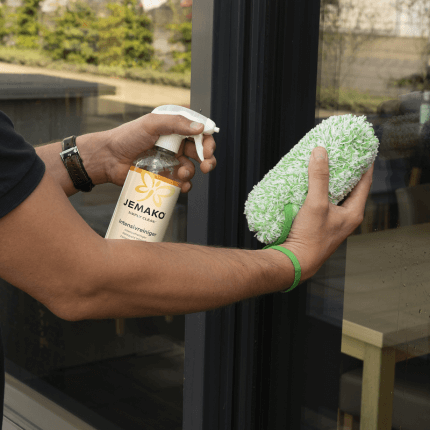 Het product wordt getoond in een voorbeeldige toepassing