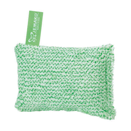 Reinigungsschwamm Kurzflor 10 x 14 cm, grüne Faser