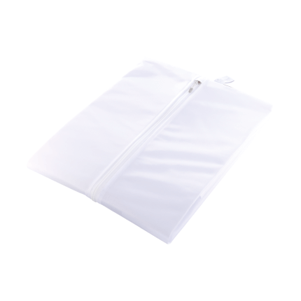 Waszak XL 47 x 98 cm met ritsbeschemer wit