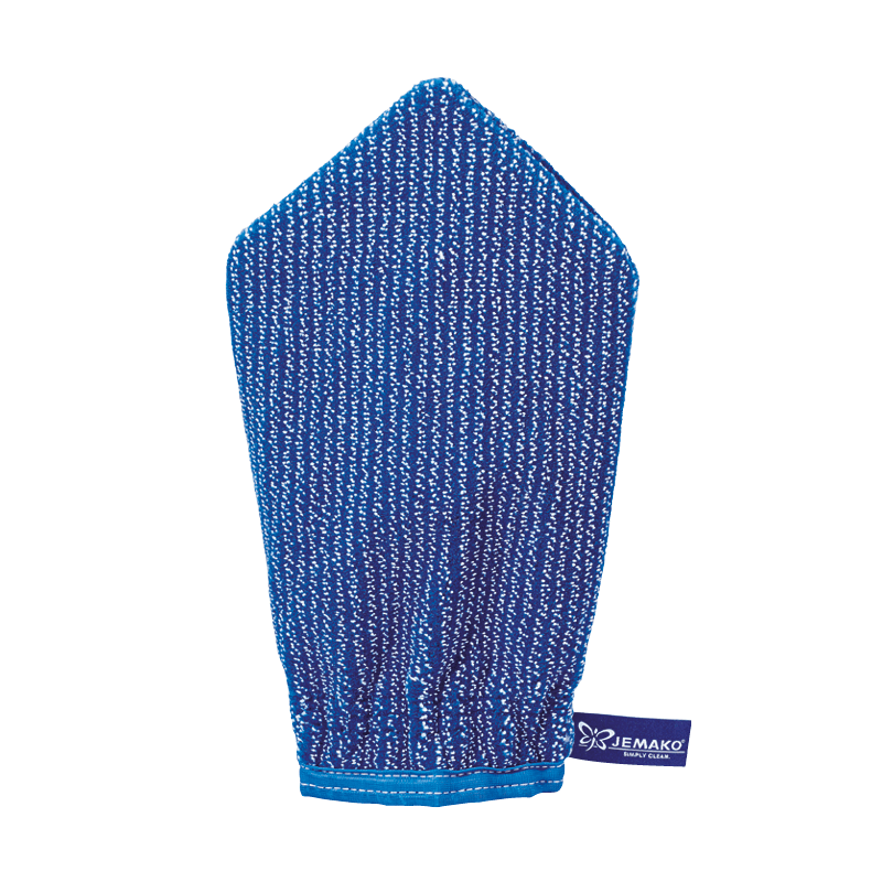 Reinigungshandschuh, blaue Faser Reinigungshandschuh, blaue Faser