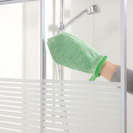 Gant de nettoyage microfibre pour le nettoyage de la salle de bain