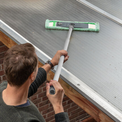 Het product wordt getoond in een voorbeeldige toepassing
