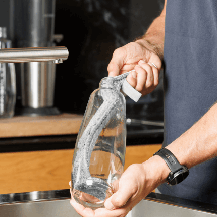 Het product wordt getoond in een voorbeeldige toepassing